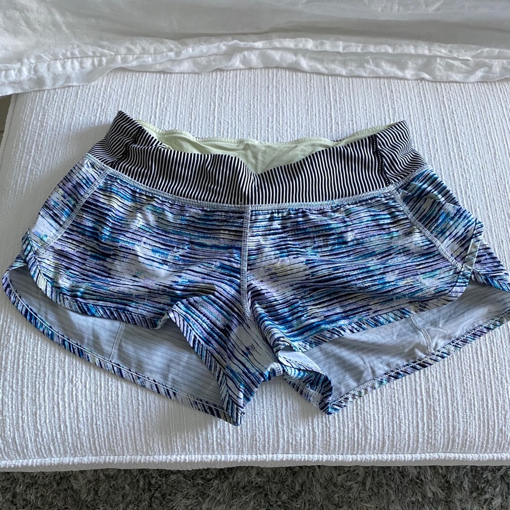 Multicolored Lululemon Speed Up Short 2.5’